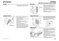 2023_Honda CB500X - Accessory Users Guide 